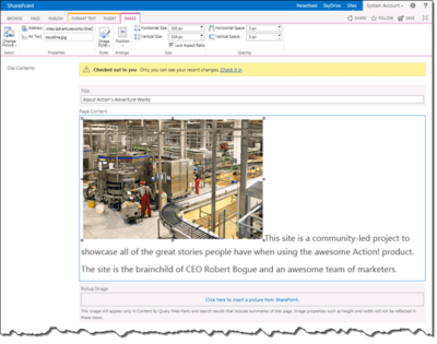 Images in SharePoint - Tips and Tricks - SimpleSharepoint